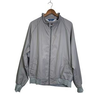 Vintage Pendleton Men’s Large Country Traditionals Gray Winbreaker Bomber Jacket